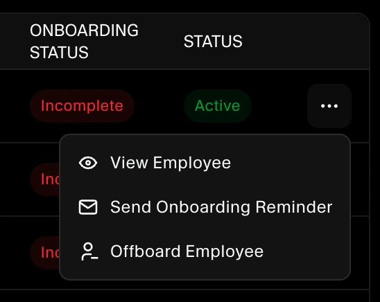 SecureSlate employee option