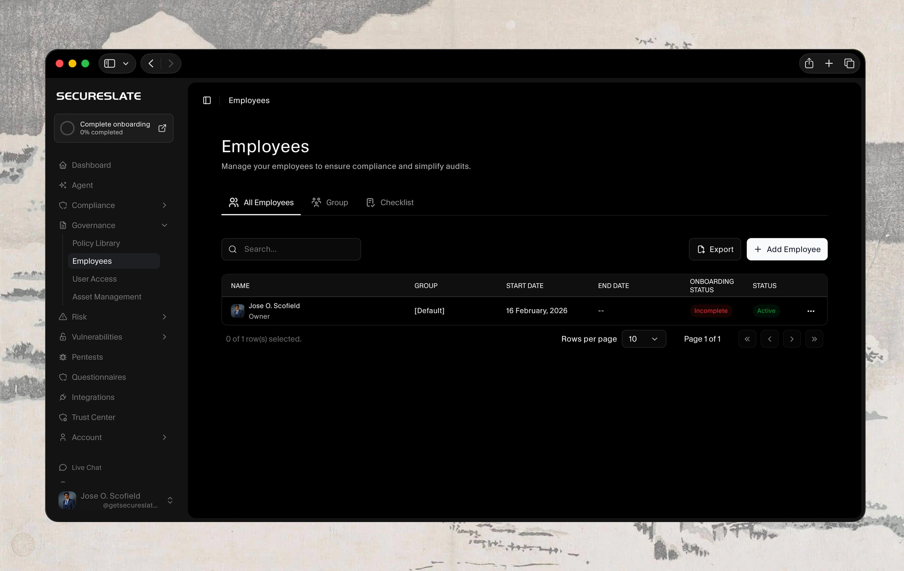 SecureSlate employee