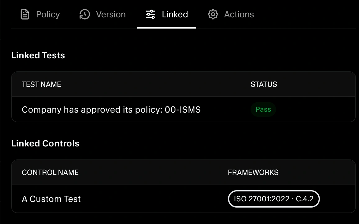 policy Customization