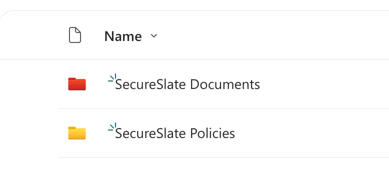 SharePoint folder setup in the Documents library