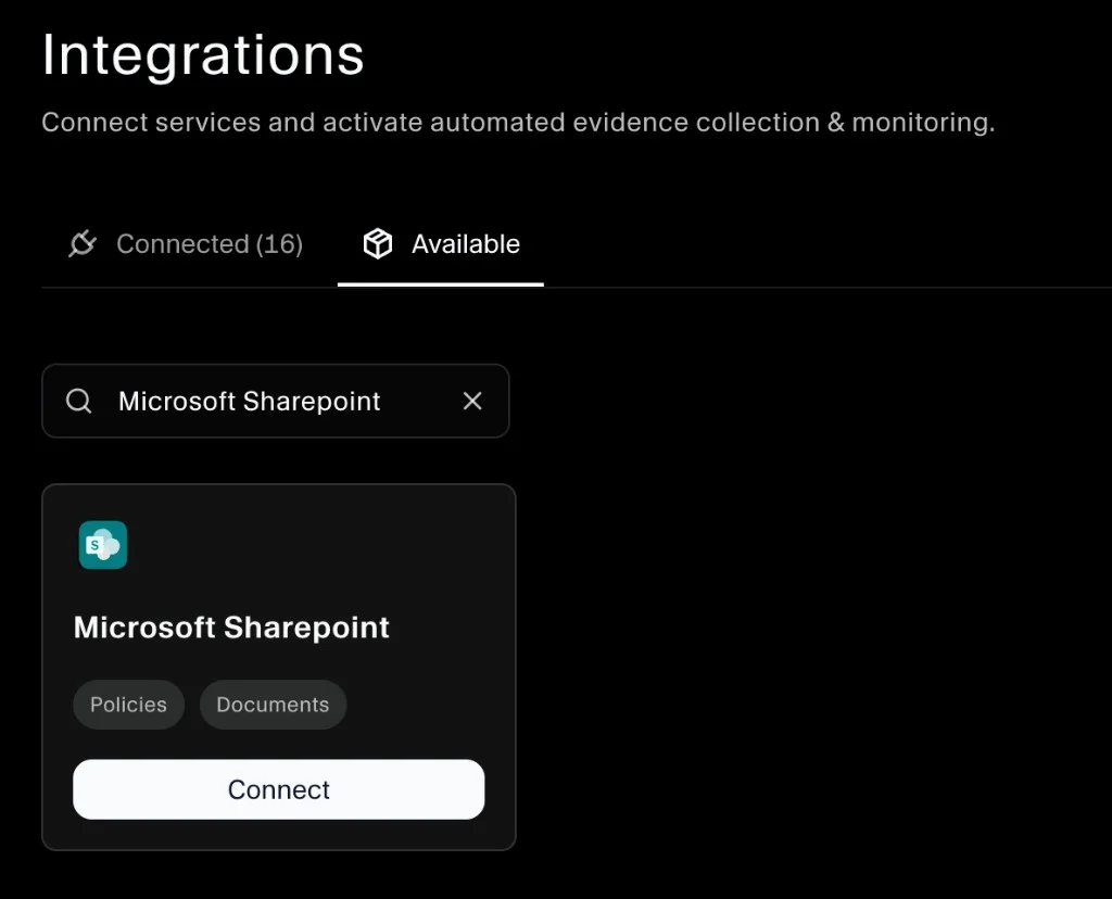 SecureSlate Integrations – Microsoft SharePoint available