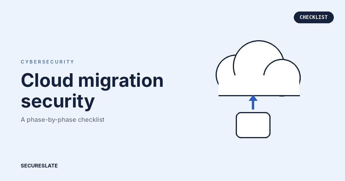 Servers moving from an on-premises rack to a public cloud, illustrating a cloud migration security checklist